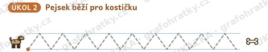 Pejsek běží pro kostičku – zoubky